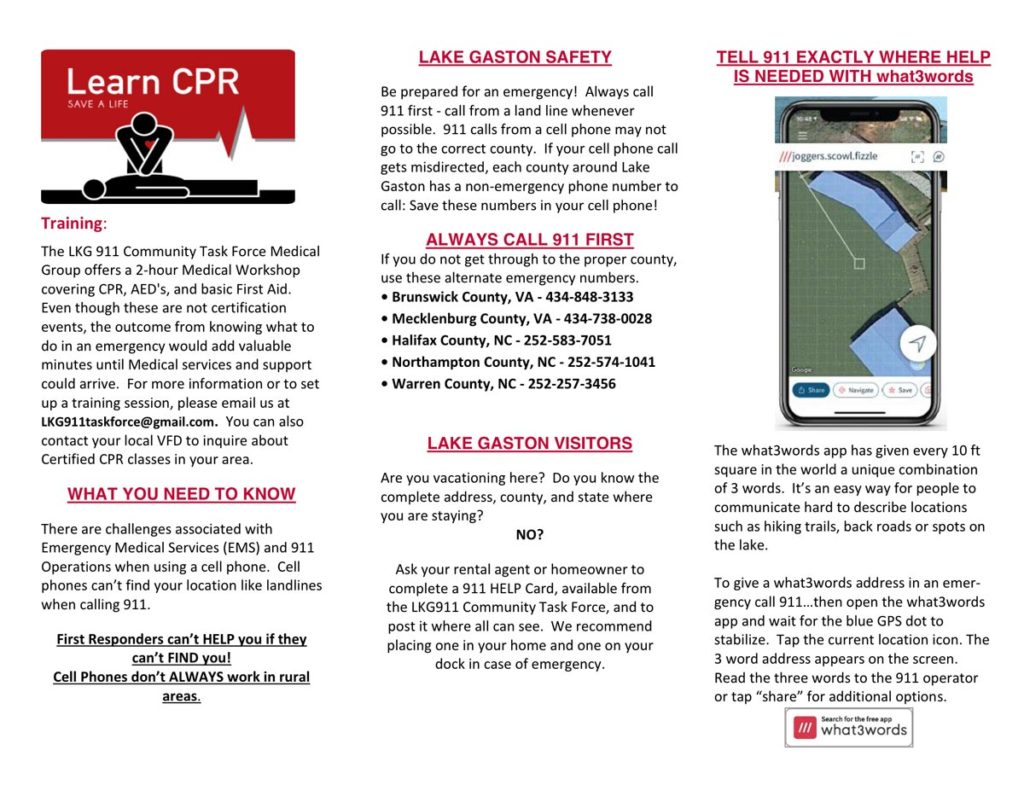 LKG 911 Community Task Force Brochure