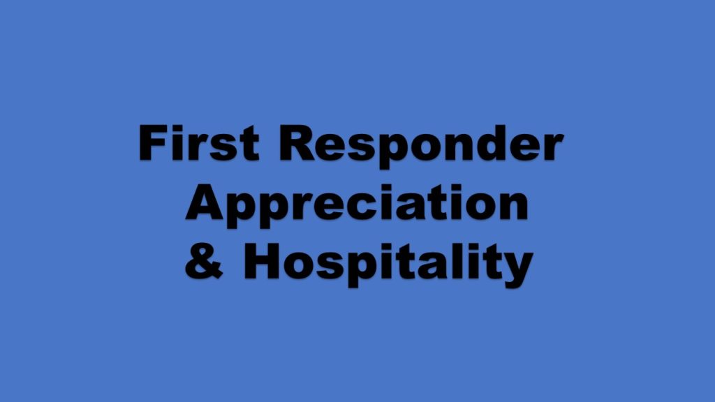 Provide recognition and appreciation to the 911 first responders, including telecommunicators, police and sheriff departments, emergency medical services, and fire departments, both career and volunteer.  